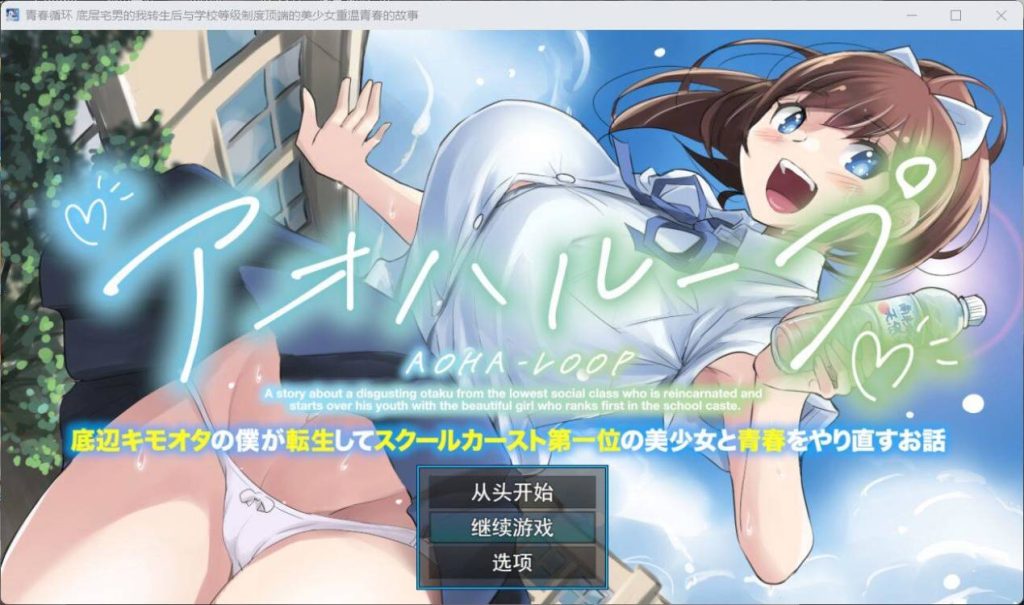 【RPG/汉化/NTR】青春循环 底层宅男的我转生后与学校等级制度顶端的美少女重温青春的故事 AI汉化版+存档-现充ACG
